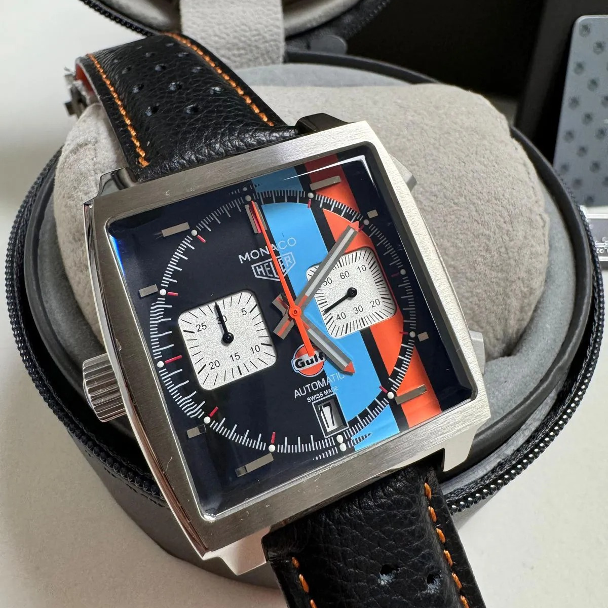 TAG HEUER MONACO GULF AUTOMATIC CHRONOGRAPH