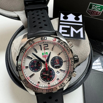 TAG Heuer Formula 1 Senna Edition – Silver/Black | Sport Strap