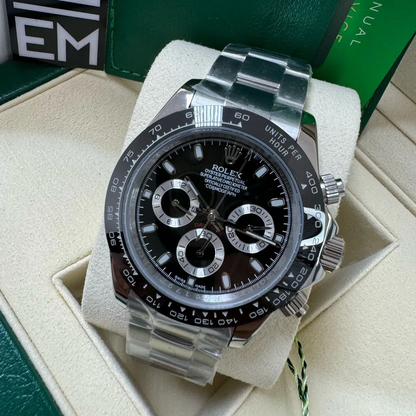 Rolex Daytona 126500 – Stainless Steel 904L – Black Dial