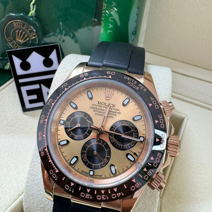 Rolex Daytona – Champagne Dial – Oysterflex Strap