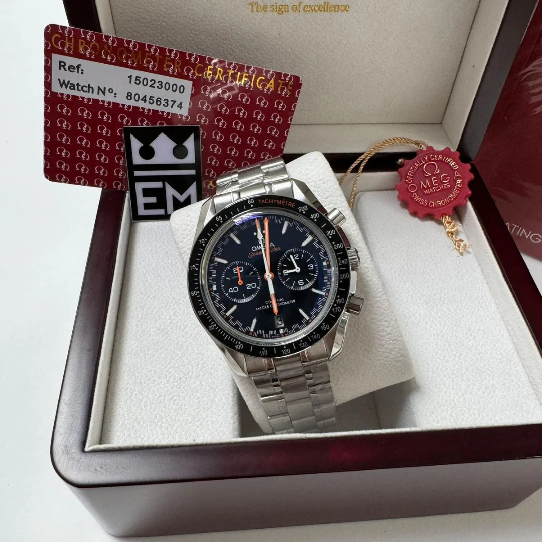 Omega Speedmaster “Co-Axial Master Chronometer” – Black Dial | Stainless Steel Bracelet