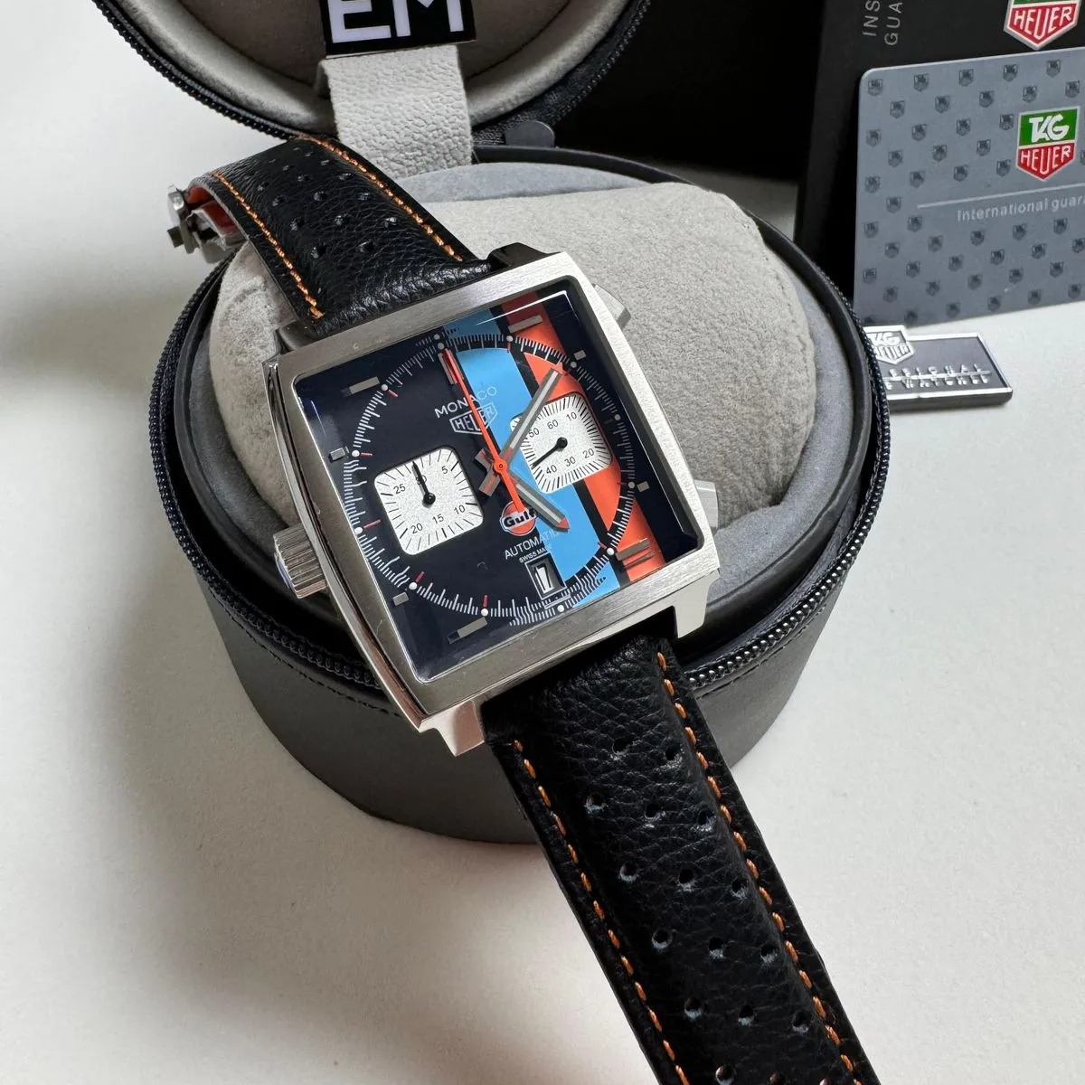 TAG HEUER MONACO GULF AUTOMATIC CHRONOGRAPH
