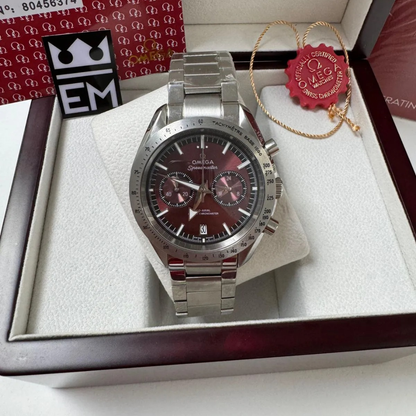 Omega Speedmaster Wine Red Steel