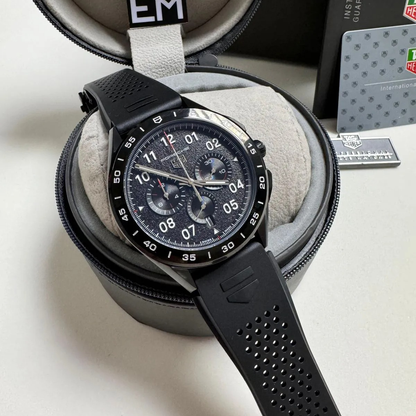 TAG Heuer Formula 1 Black Chronograph Rubber Strap