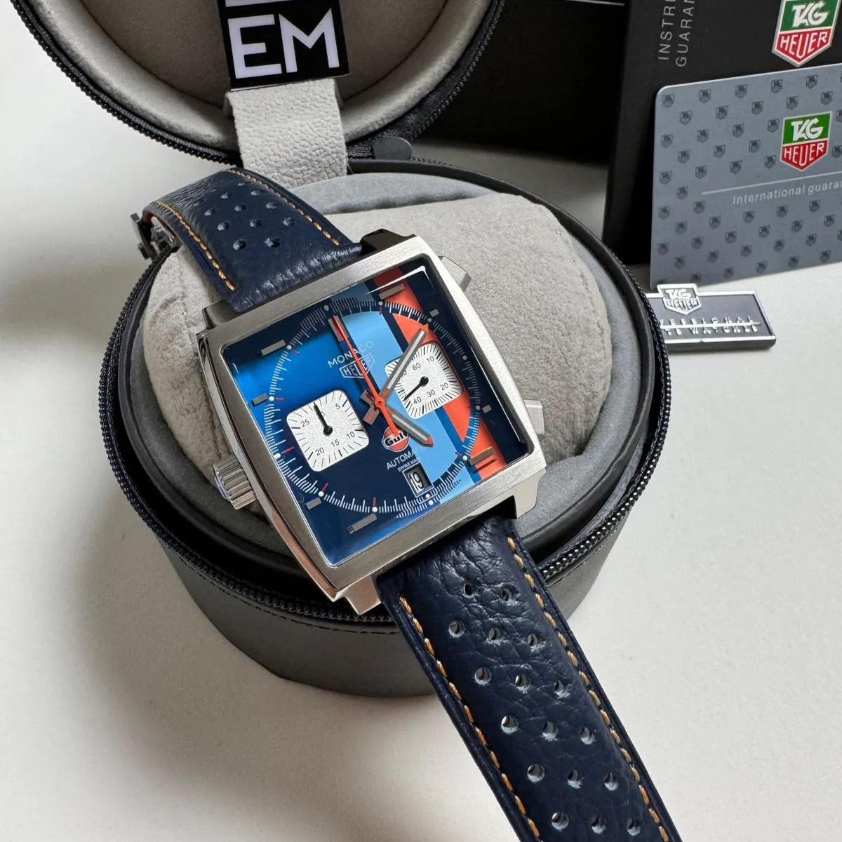 TAG HEUER MONACO GULF AUTOMATIC CHRONOGRAPH
