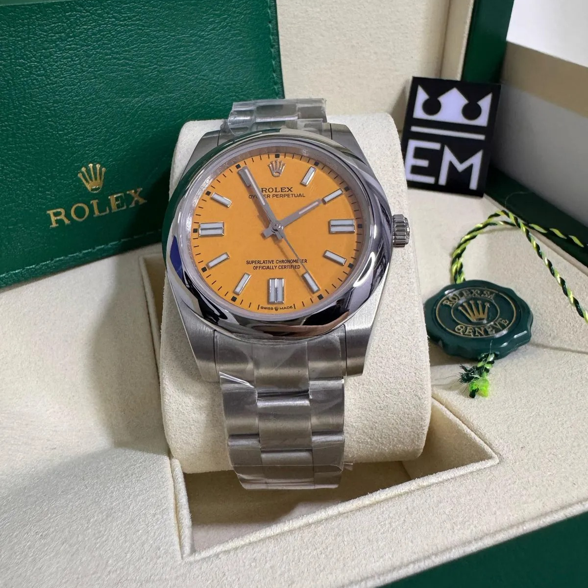 ROLEX OYSTER PERPETUAL 41 – YELLOW DIAL