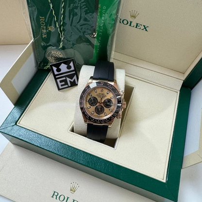 Rolex Daytona – Champagne Dial – Oysterflex Strap