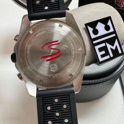 TAG Heuer Formula 1 Senna Edition – Silver/Black | Sport Strap