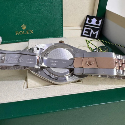 Rolex Datejust 41 – Brown Dial with Diamanten