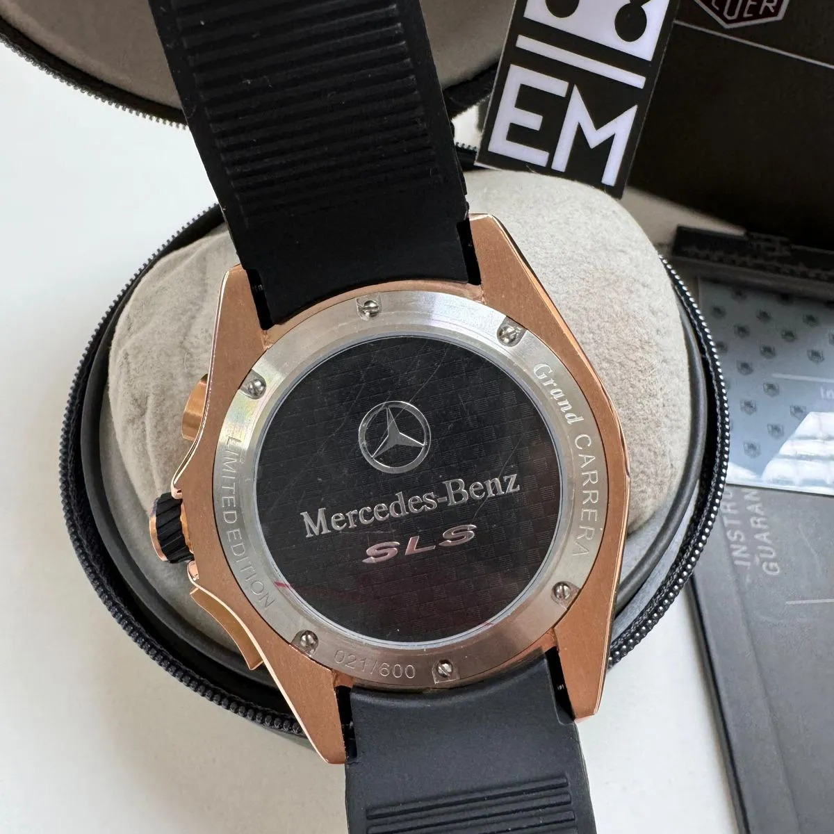 TAG Heuer Grand Carrera Mikrotimer – Rose Gold & White