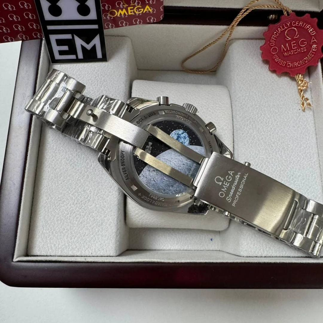 Omega Speedmaster “Apollo 11 Anniversary Edition” – White Dial | Stainless Steel Bracelet